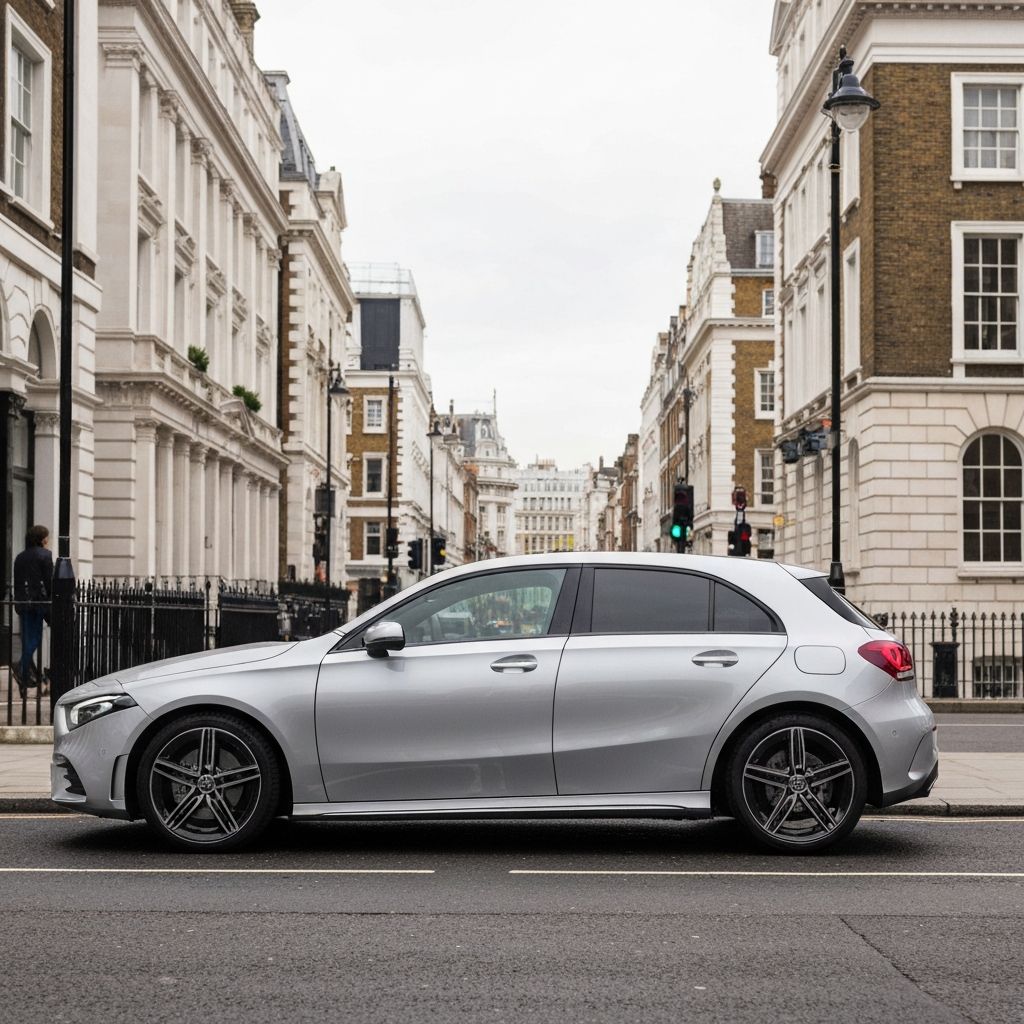Mercedes A-Class driving lesson