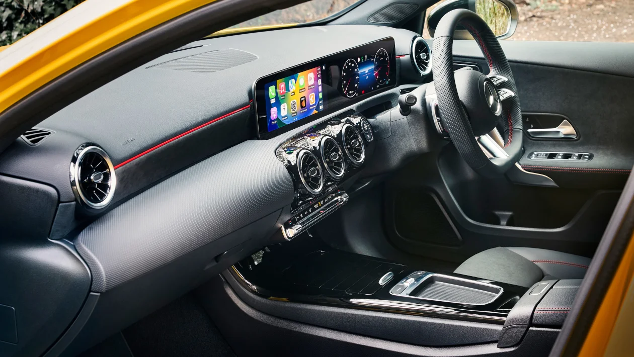 Mercedes A-Class driving lesson vehicle